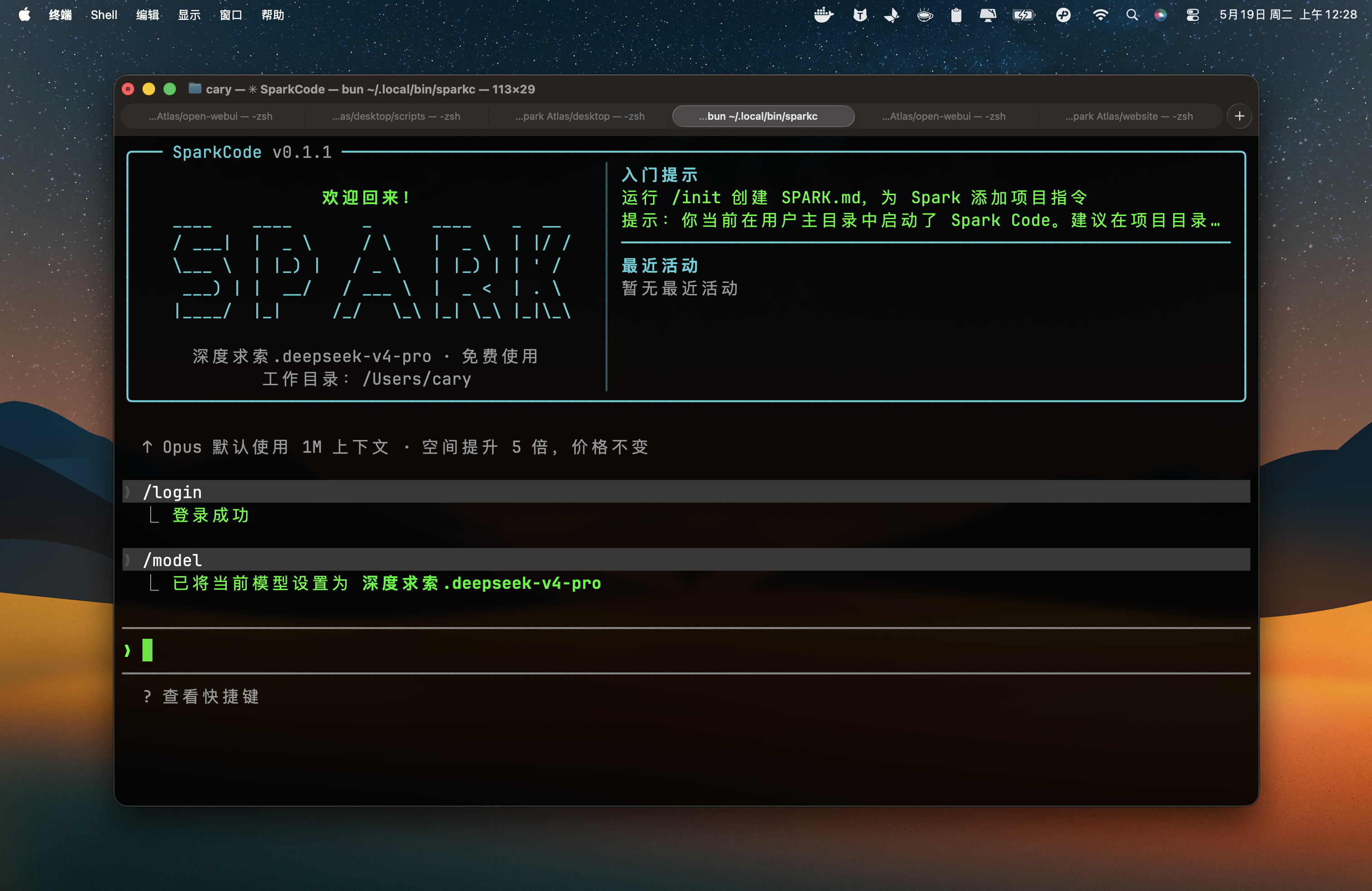 💻 Spark Code V0.1.1 测试版